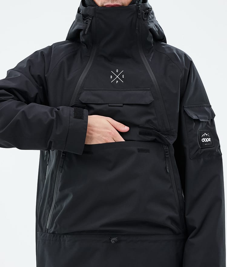 Akin Snowboardjakke Herre Black, Billede 9 af 10