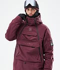 Akin Ski Jacket Men Burgundy, Image 2 of 9