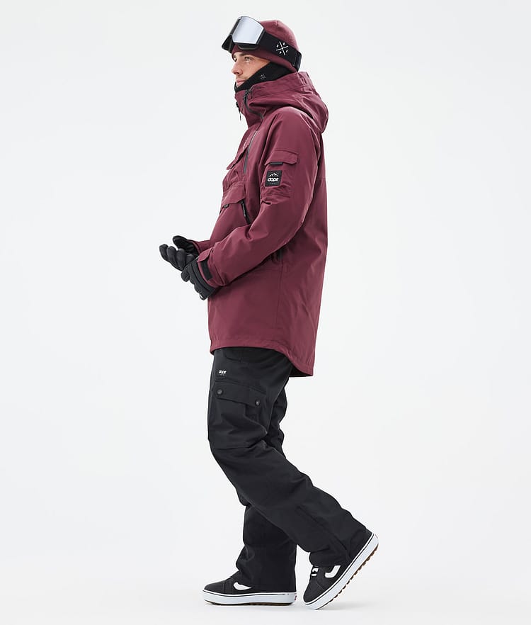 Akin Snowboard jas Heren Burgundy Renewed, Afbeelding 4 van 9