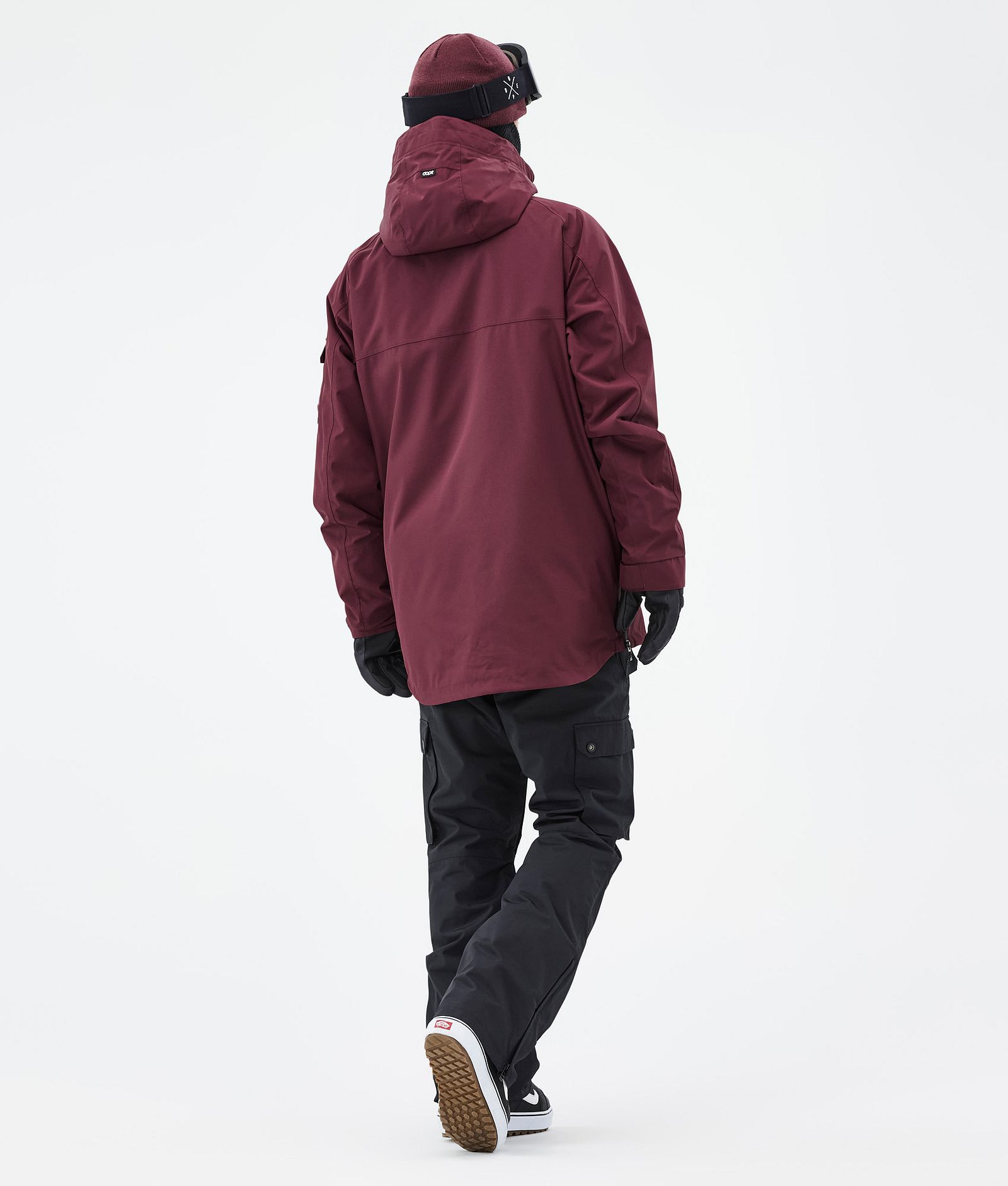 Akin Kurtka Snowboardowa Mężczyźni Burgundy Renewed, Zdjęcie 5 z 9