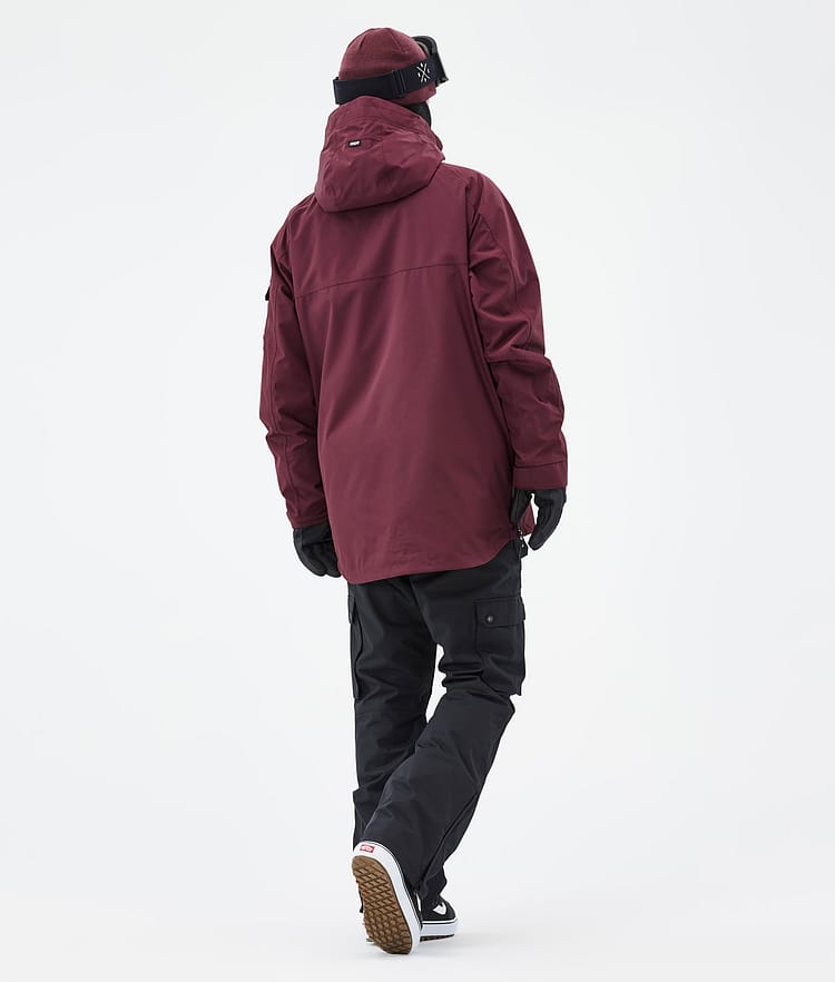 Akin Snowboard Jacket Men Burgundy