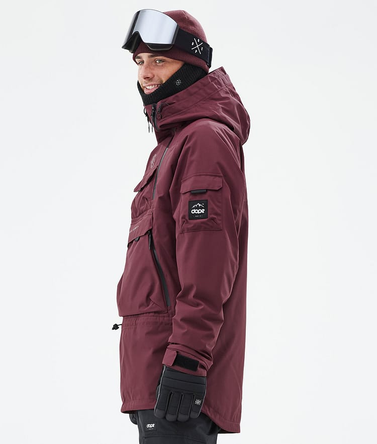 Akin Manteau Ski Homme Burgundy, Image 6 sur 9