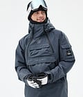 Akin Kurtka Snowboardowa Mężczyźni Metal Blue