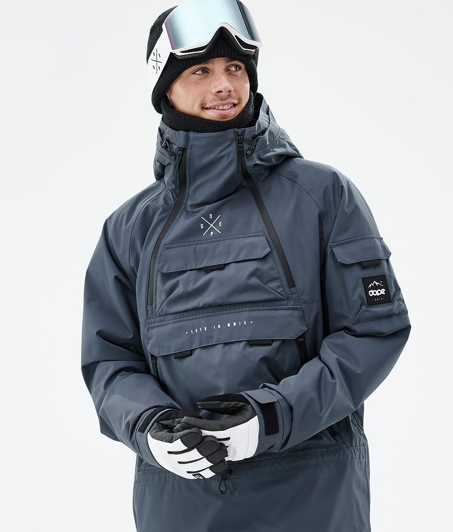 Akin Giacca Snowboard Uomo Metal Blue