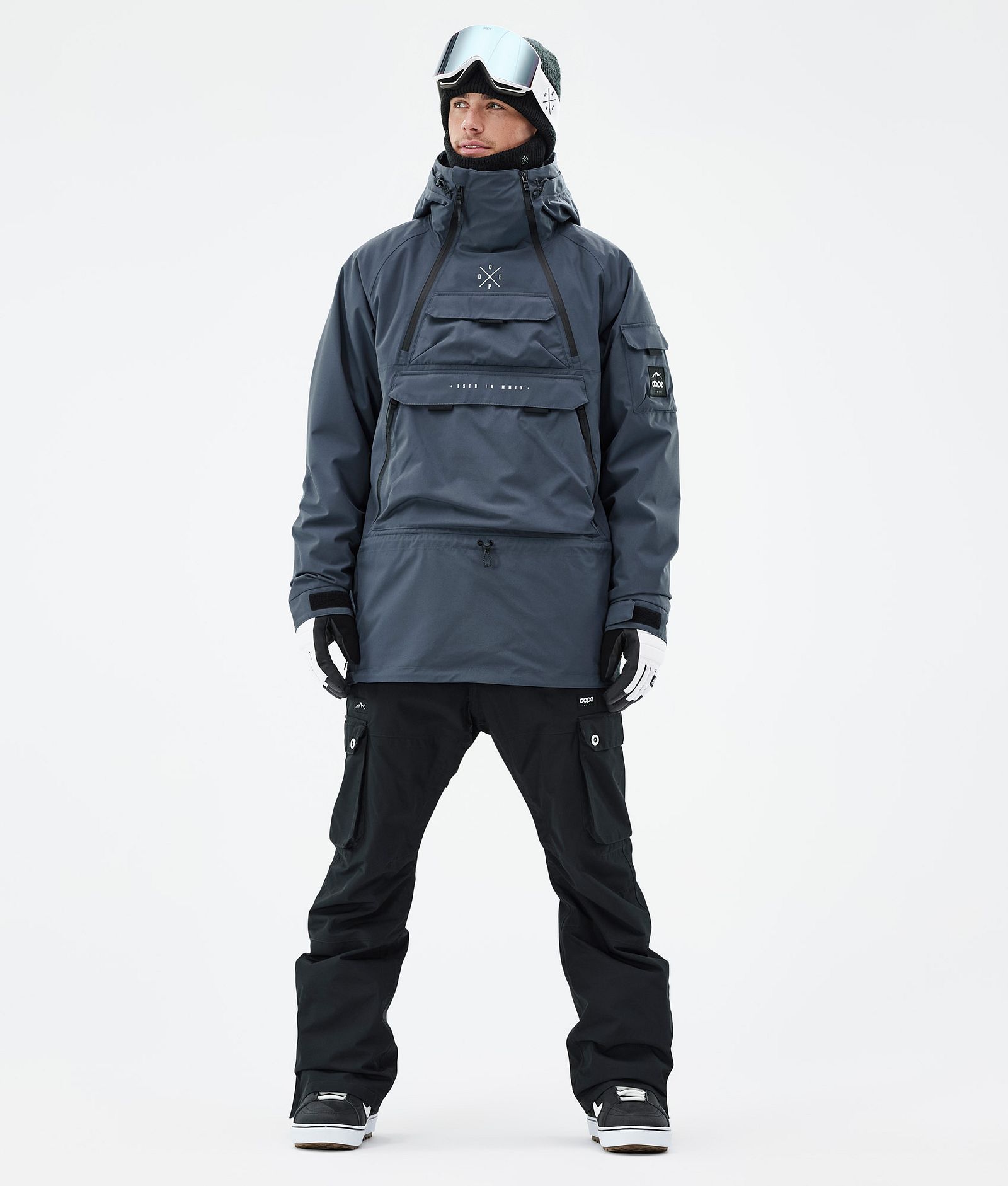 Akin Snowboard Jacket Men Metal Blue, Image 3 of 9