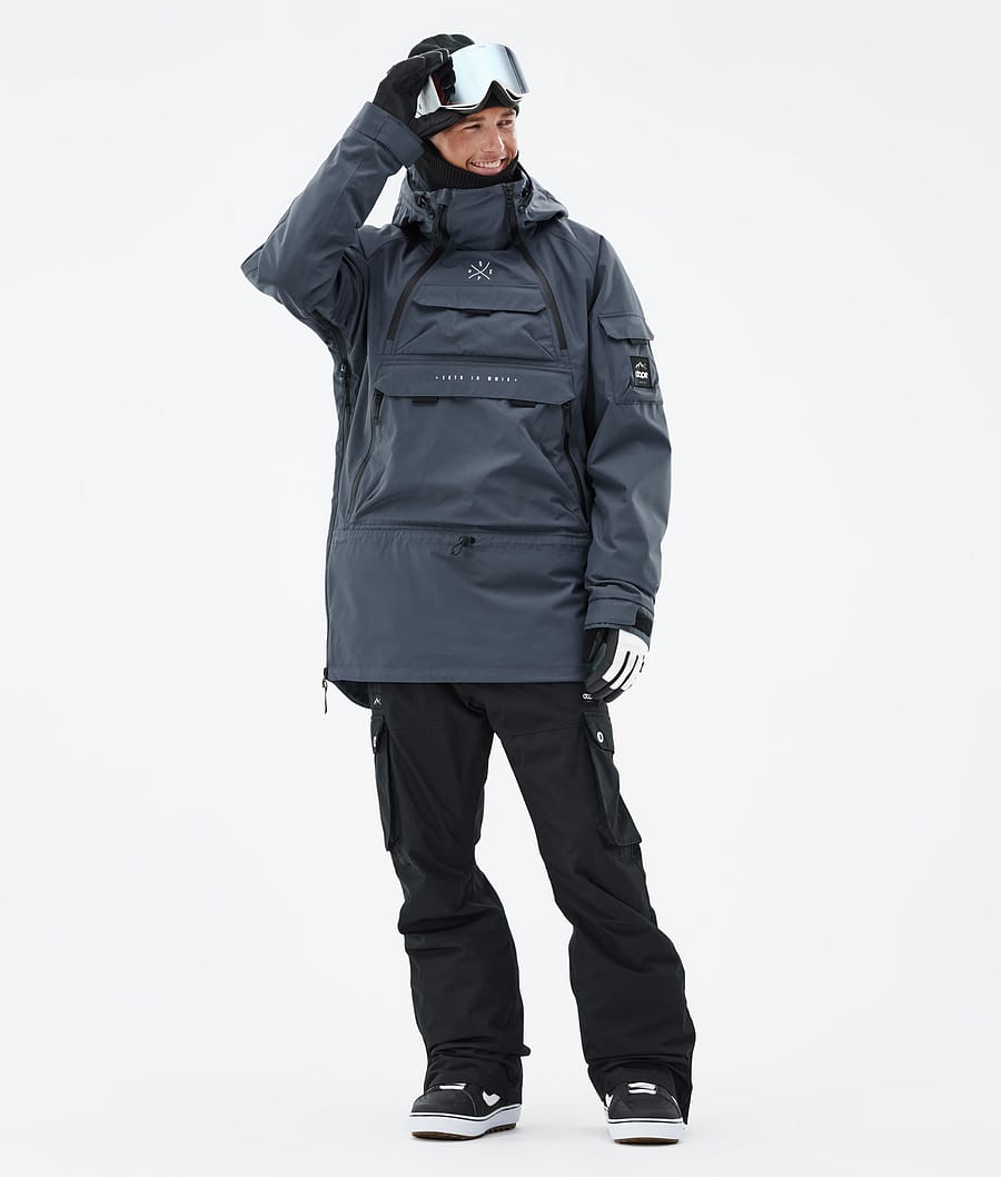 Akin Snowboard Jacket Men Metal Blue
