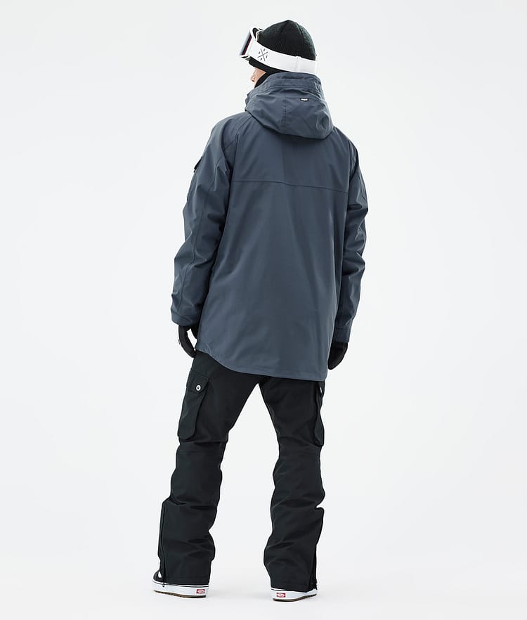 Akin Snowboard Jacket Men Metal Blue