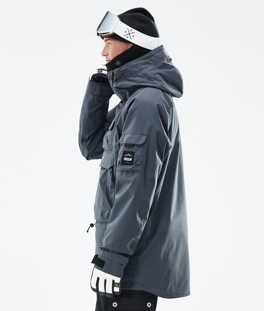 Akin Snowboard Jacket Men Metal Blue