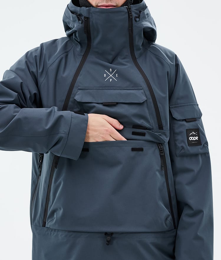Akin Chaqueta Snowboard Hombre Metal Blue Renewed, Imagen 9 de 10