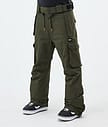 Dope Iconic Snowboardbyxa Herr Olive Green