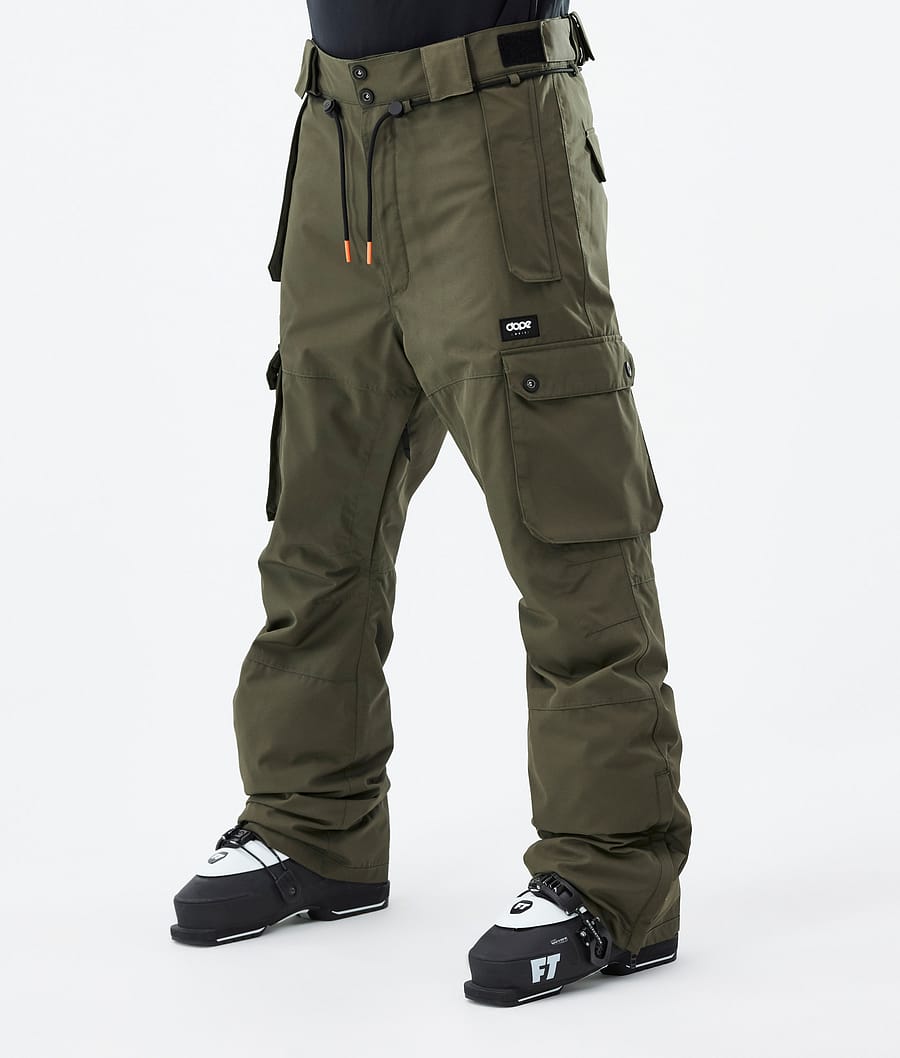 Iconic Lyžařské Kalhoty Pánské Olive Green