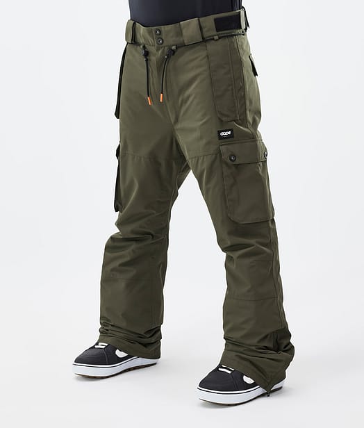 Iconic Snowboardbyxa Herr Olive Green