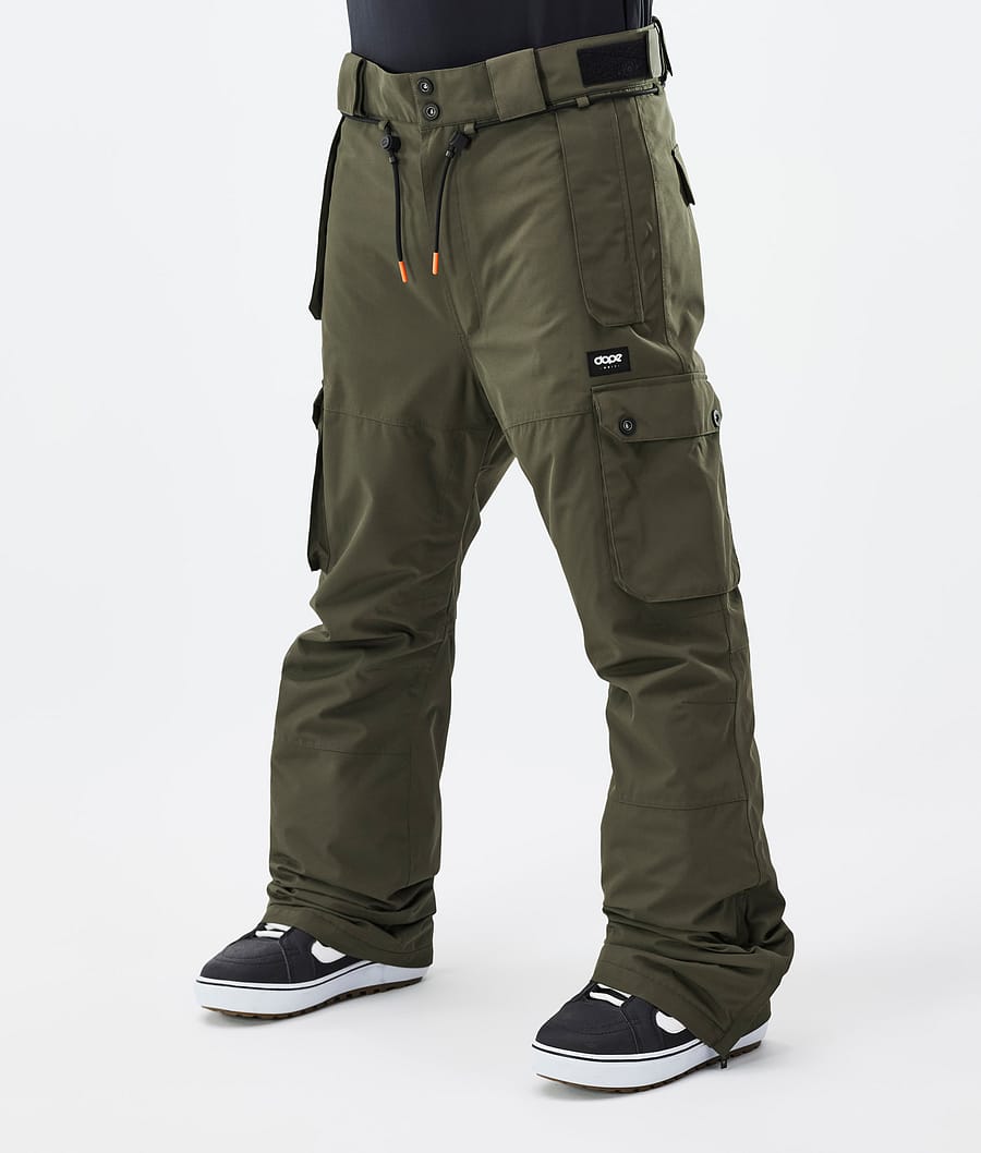 Iconic Kalhoty na Snowboard Pánské Olive Green