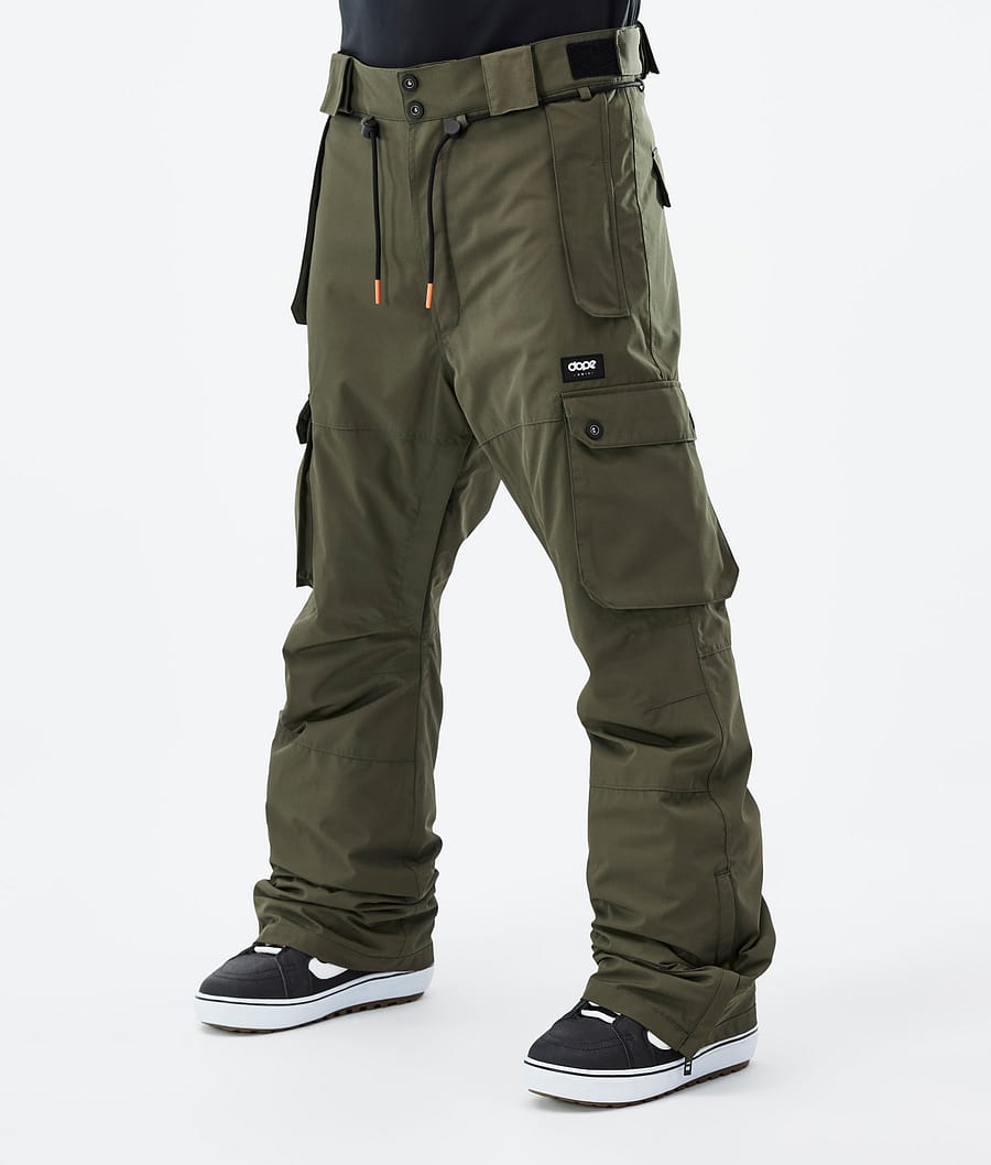 Iconic Snowboard Pants Men Olive Green