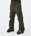 Dope Iconic Lyžařské Kalhoty Pánské Olive Green