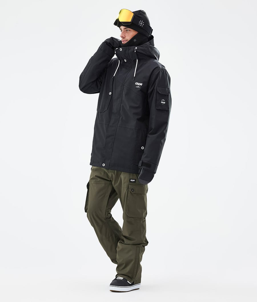 Iconic Pantaloni Snowboard Uomo Olive Green
