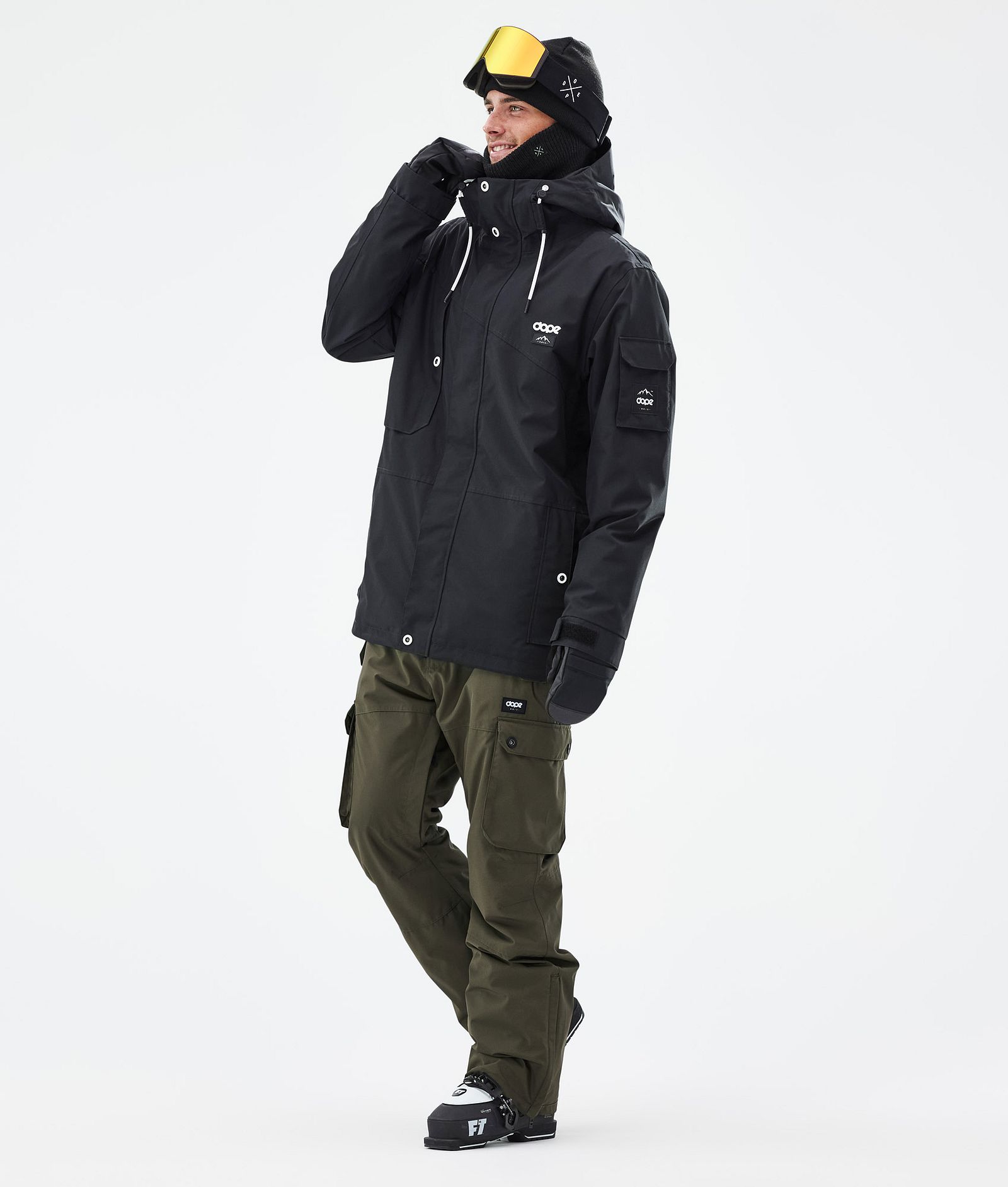 Iconic Skihose Herren Olive Green, Bild 2 von 7