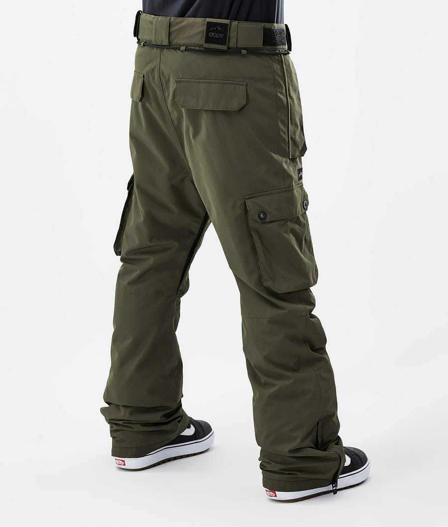Iconic Snowboard Pants Men Olive Green