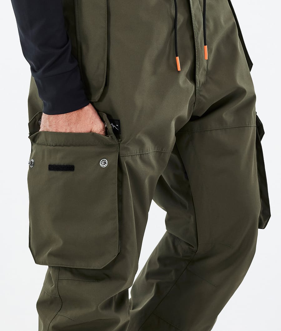 Iconic Pantaloni Snowboard Uomo Olive Green