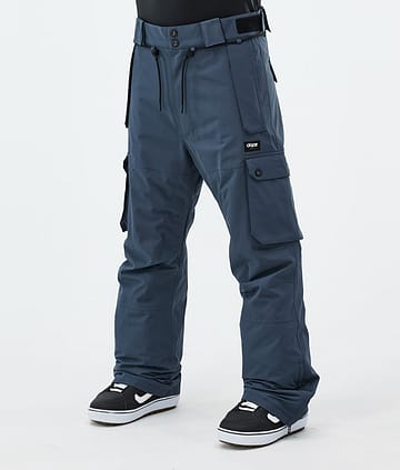 Iconic Snowboard Pants Men Metal Blue