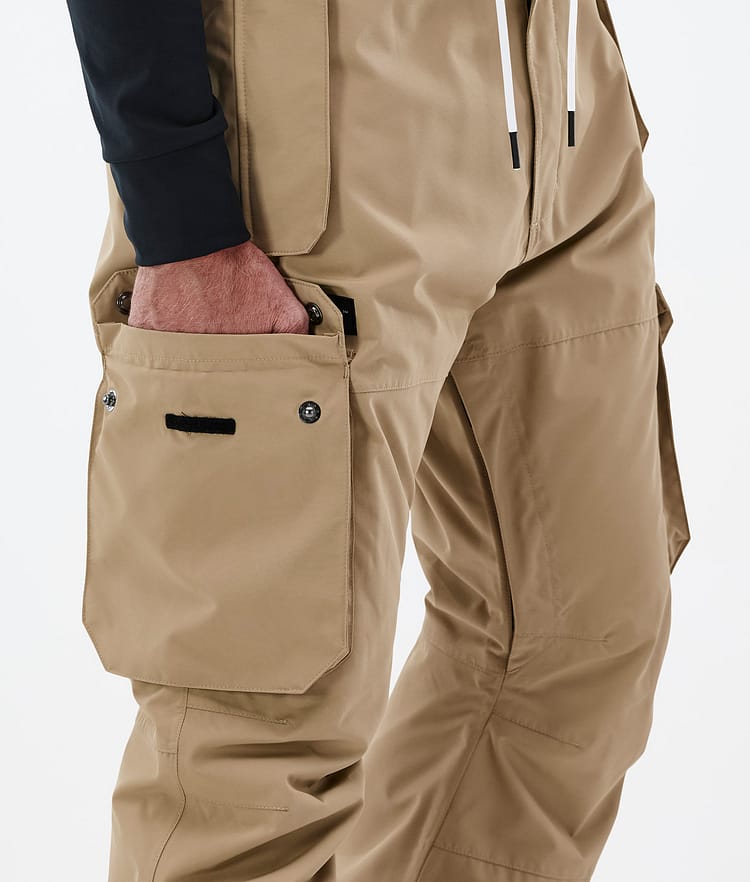 Dope Tiger Pantalones Snowboard Hombre Khaki - Tierra