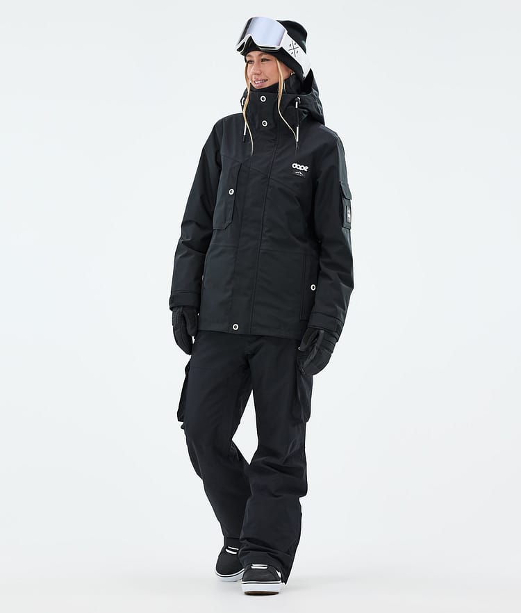 Adept W Snowboardjakke Dame Black, Bilde 3 av 9