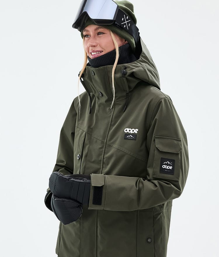 Adept W Snowboard Jacket Women Olive Green, Image 2 of 10
