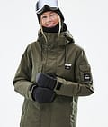 Adept W Snowboard Jacket Women Olive Green Renewed