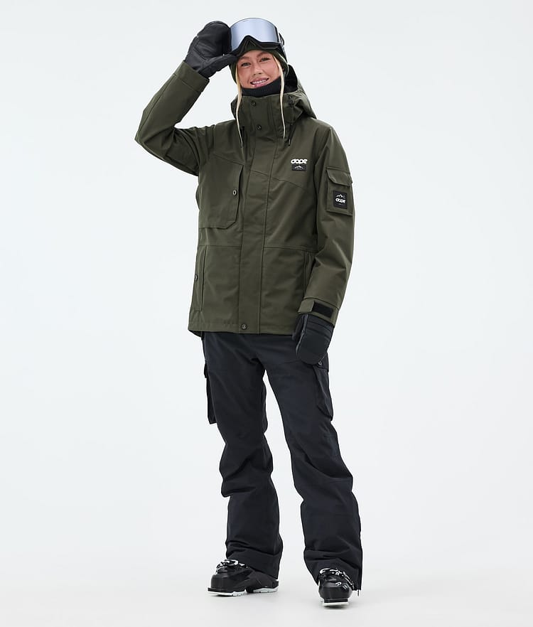 Adept W Ski Jacket Women Olive Green, Image 2 of 9