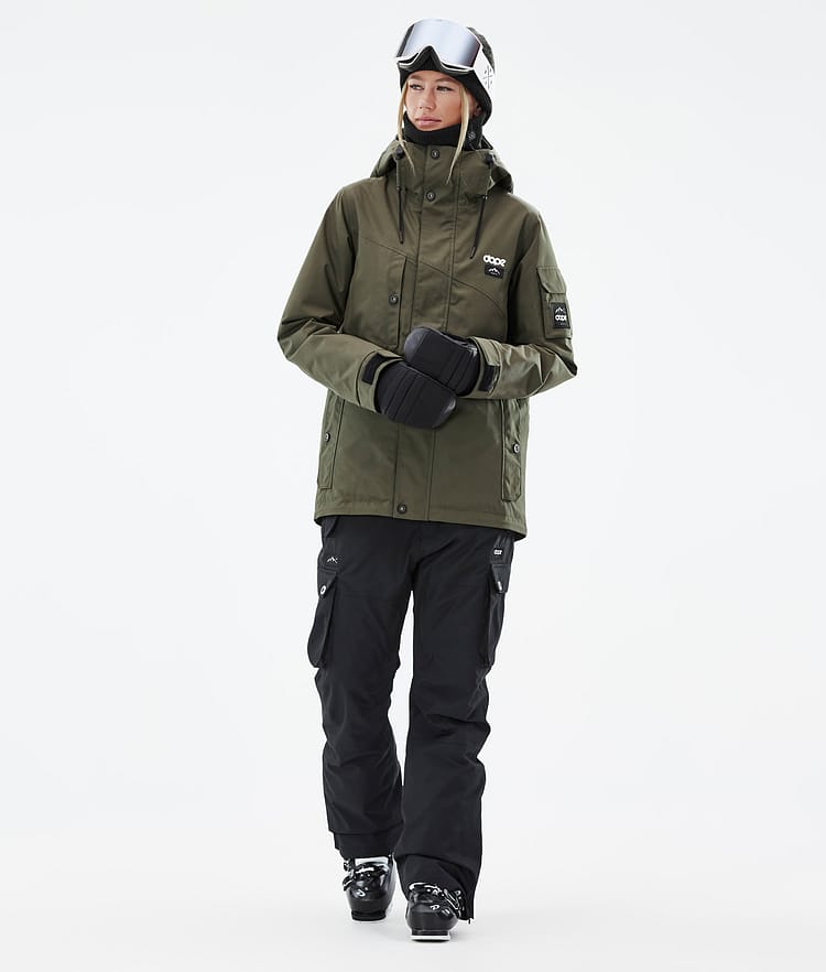 Adept W Ski Jacket Women Olive Green/Black, Image 3 of 10