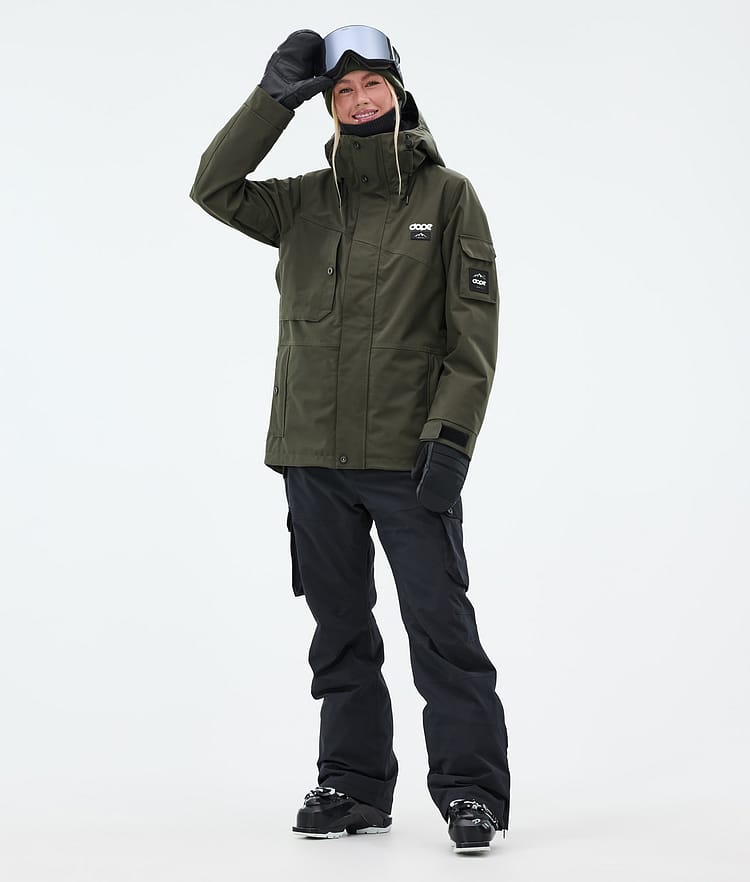 Adept W Ski Jacket Women Olive Green, Image 3 of 10
