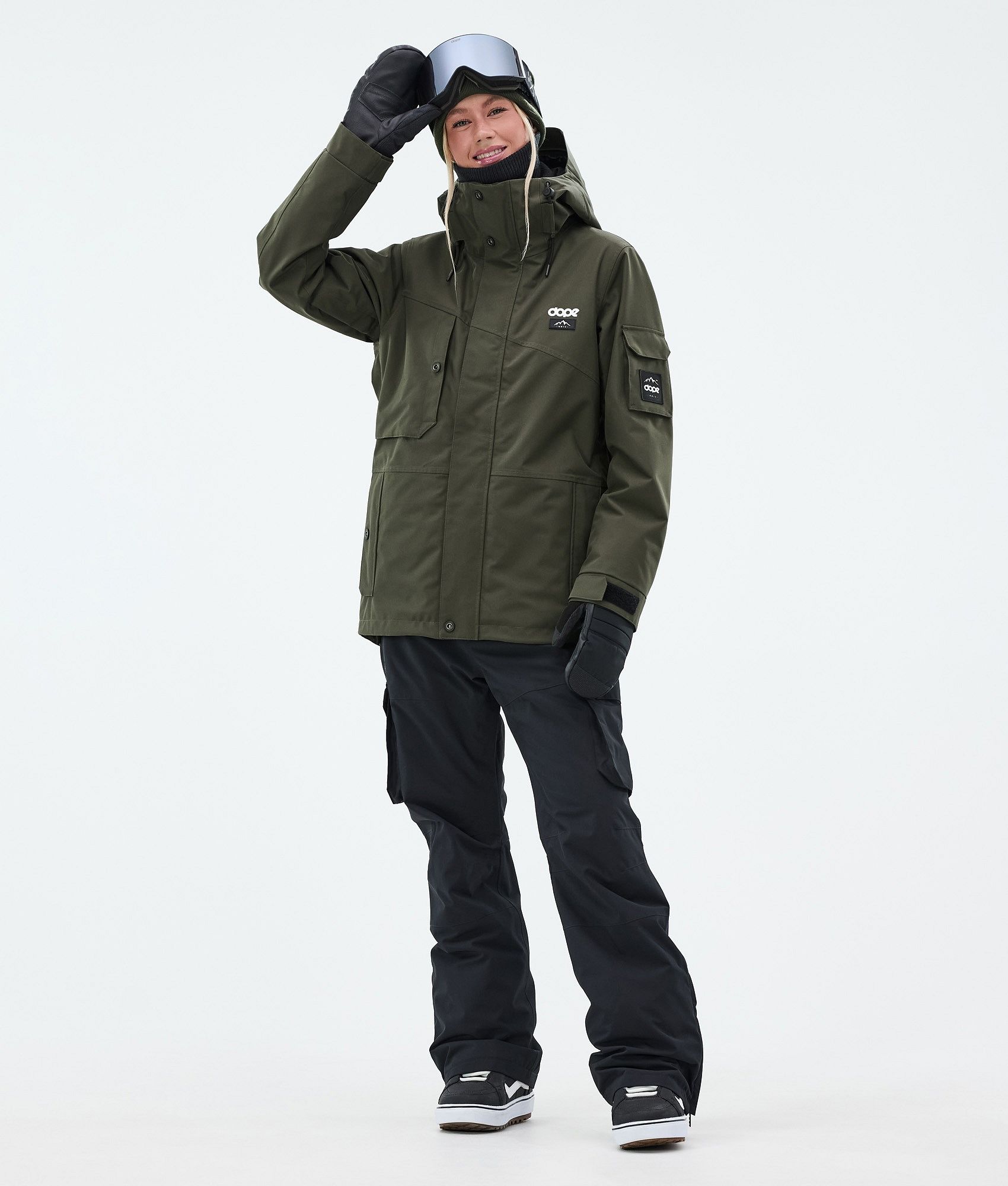 Dope Adept W Snowboard Jacket Women Olive Green | Dopesnow.com