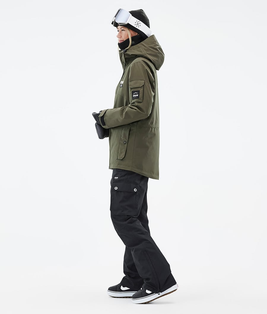 Adept W スノーボードジャケット レディース Olive Green