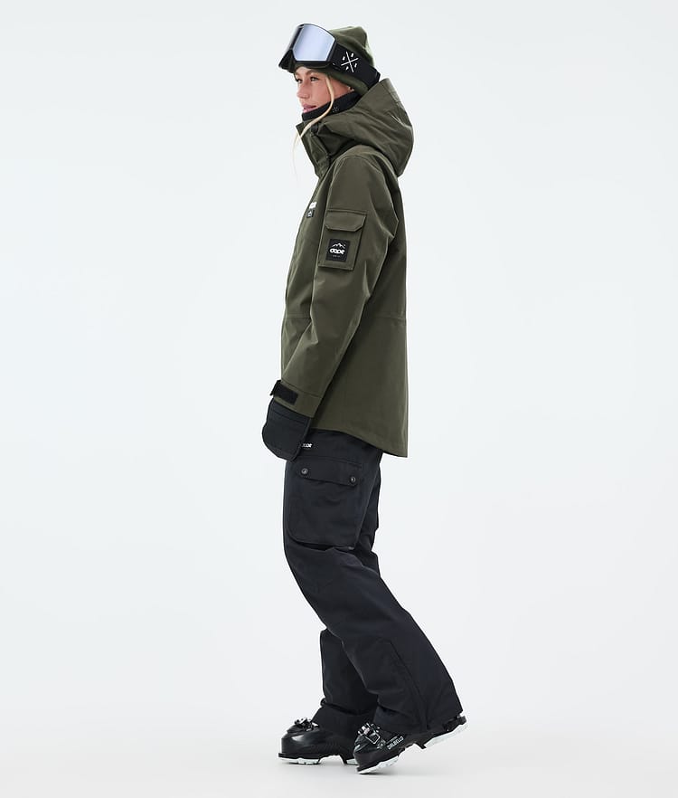 Adept W Ski Jacket Women Olive Green, Image 4 of 10