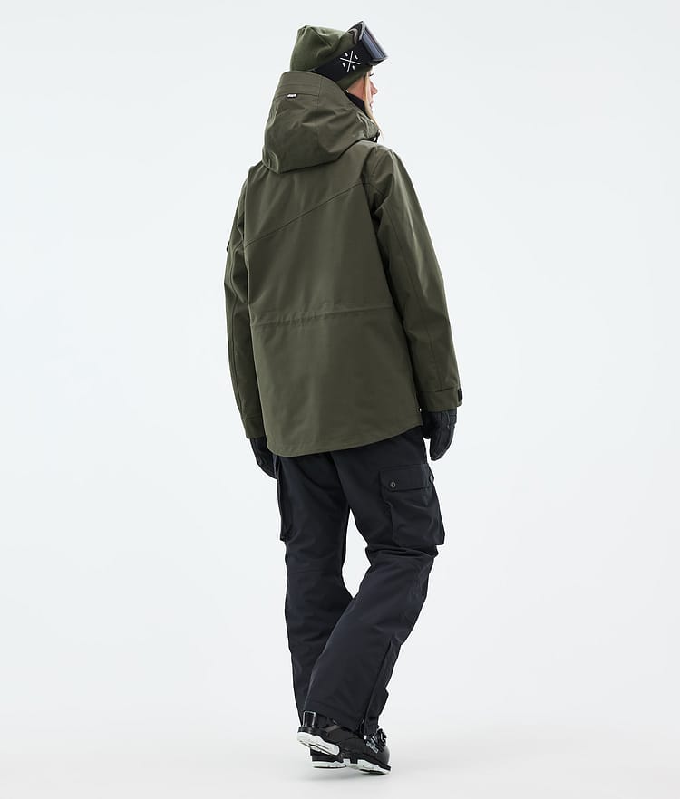 Adept W Ski Jacket Women Olive Green, Image 5 of 10