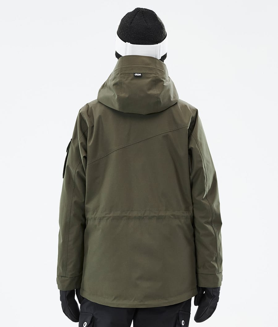Adept W スノーボードジャケット レディース Olive Green