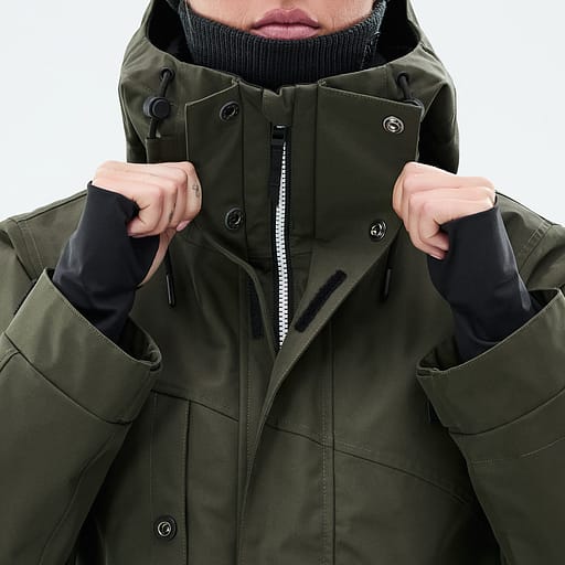 Front Zipper with Double Plackets Main Product Details Image,