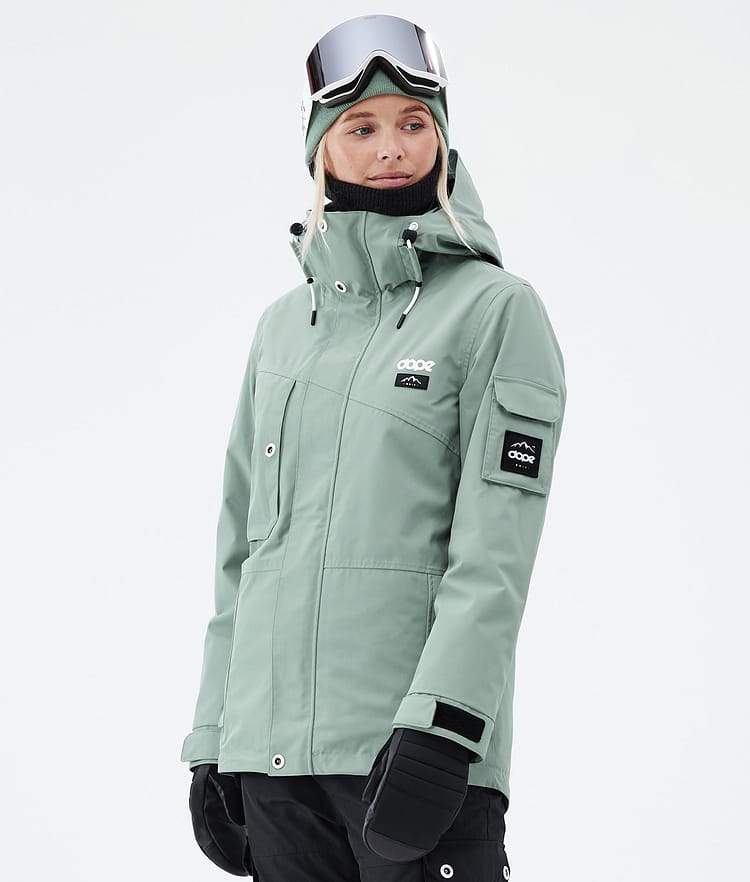 Adept W Snowboard Jacket Women Faded Green Renewed, Image 1 of 9