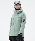 Adept W Snowboard jas Dames Faded Green