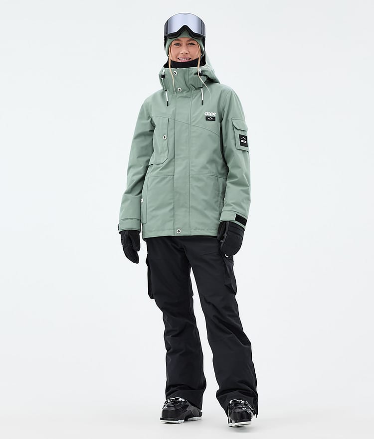 Adept W Veste de Ski Femme Faded Green, Image 3 sur 10