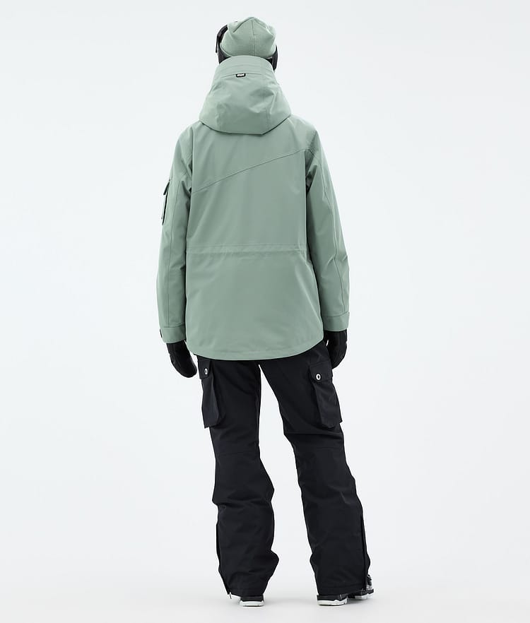 Adept W Veste de Ski Femme Faded Green, Image 5 sur 10