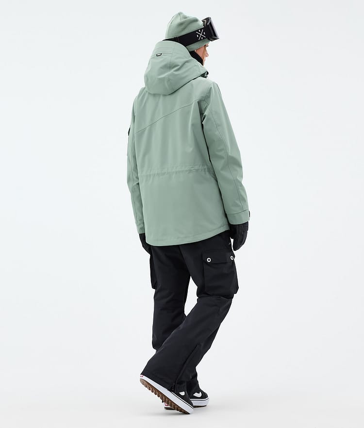 Adept W Snowboardjacka Dam Faded Green, Bild 5 av 10