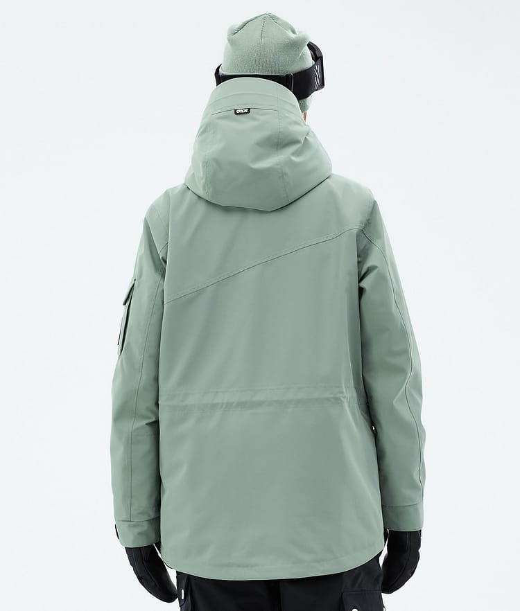 Adept W Veste de Ski Femme Faded Green, Image 7 sur 10