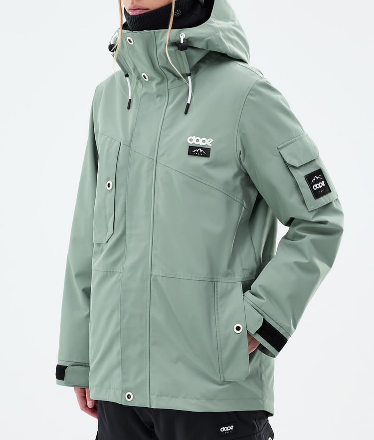 Adept W Veste de Ski Femme Faded Green, Image 8 sur 10