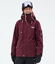Adept W Skijacke Damen Burgundy