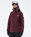 Adept W Veste de Ski Femme Burgundy