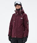 Adept W Snowboardjacke Damen Burgundy Renewed, Bild 1 von 10