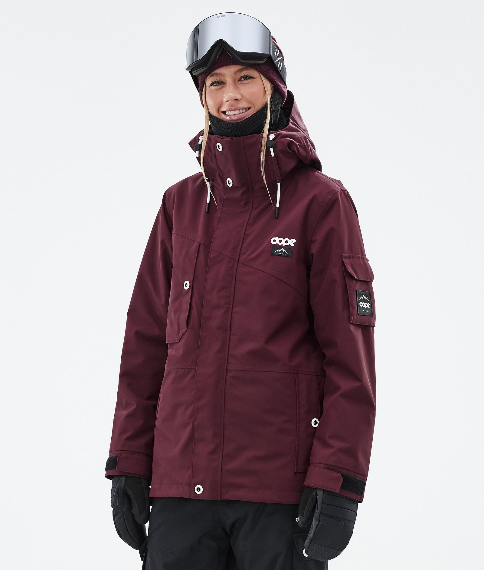Adept W Snowboardjacke Damen Burgundy Renewed, Bild 1 von 10