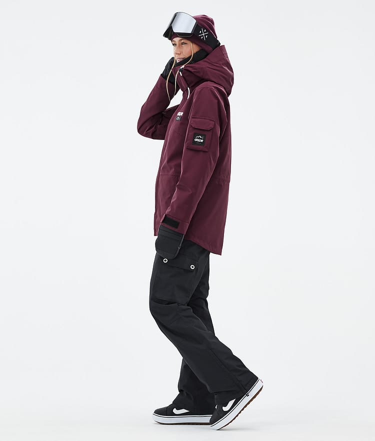 Adept W Snowboardjacke Damen Burgundy Renewed, Bild 4 von 10