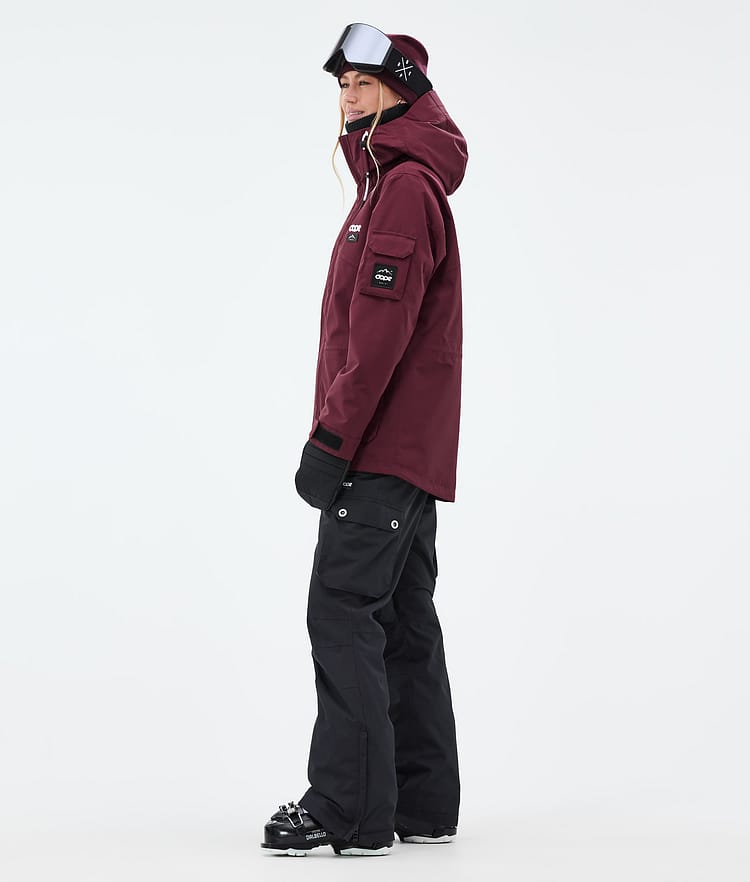 Adept W Giacca Sci Donna Burgundy, Immagine 4 di 10